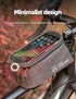 XOSS Bike Phone Front Frame Bag, Bicycle Phone Holder Bike Accessories for Phones