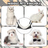 3 Pcs Reversible Pet Hammock, Soft Plush Hanging Bed for Cats, Guinea Pigs, and Other Small Animals (Dot)