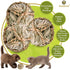 SunGrow Seagrass Balls for Rabbit, Chewable Teething Activity Toy for Gerbils, Guinea Pig, Dwarf Bunny (3 Pieces/Pack)