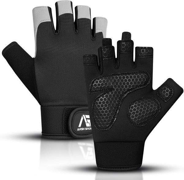 Breathable Gym Gloves for Men & WomenLightweight,Non-Slip Workout Gloves with Full Palm
