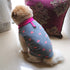 Dog Sweater - Soft Fleece Vest with Leash Ring Pullover Jacket for Small Dogs, Grey Heart, M