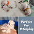 Artilife Dog Whelping Box, 32" Dia. x 12" H Grey Whelping Pen for Puppies and Birthing Supplies.