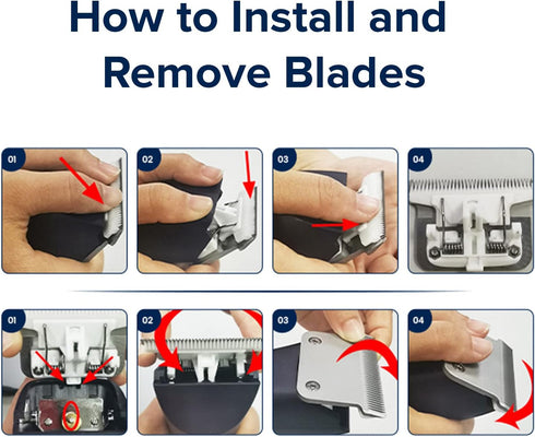 Replacement Blades for Animal/Livestock/Sheep/Pet Clipper Model MAC600, Additional Option