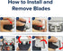 Replacement Blades for Animal/Livestock/Sheep/Pet Clipper Model MAC600, Additional Option