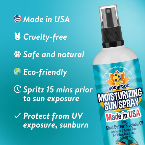 Bodhi Dog Sunscreen - Large 8oz SPF 30+ | Moisturizing Pet Sunscreen for Dogs, Cats, Horses, Natural Skin Protection
