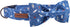 Elegant Little Tail Dog Collar with Bow, Adjustable Cotton & Webbing Bowtie Collar for Small Medium Large Dogs