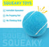 PrimePets Squeaky Balls for Dogs, 2.5 Inch Dog Squeaky Toys, Interactive Dog Toy Tennis Balls for Indoor Outdoor, Dog Squeaky Toys for Medium, Large Dogs