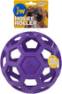 JW Pet Hol-ee Roller Dog Toy Puzzle Ball, Natural Rubber, Extra Large (7.5 Inch Diameter), Colors May Vary