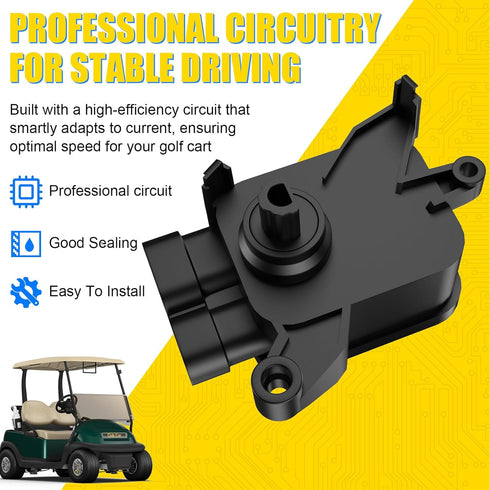 Golf Cart MCOR 4 Throttle Potentiometer for Club Car DS/Carryall/Tempo/Precedent, Replaces OEM#105116301