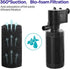 10-50 13W 212 Yaubay Aquarium Internal Filter for Gallon Tanks, Power Biochemical Sponge Fish Turtle Tank Filter