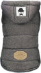 Dog Coat Rdc Pet Hoodie - Cold Weather Coats for Small Dog and Medium Cat (XXL, Grey)