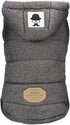 Dog Coat Rdc Pet Hoodie - Cold Weather Coats for Small Dog and Medium Cat (XXL, Grey)