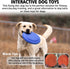 Durable Rubber Dog Flying Disc (2 Pack) - 9.25" Indestructible, Puncture & Bite Resistant for Medium Large Dogs