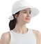 SUN CUBE Women Wide Brim Sun Hat for Outdoor UV Protection, Convertible Zip-Off Beach Hat Ponytail Visor