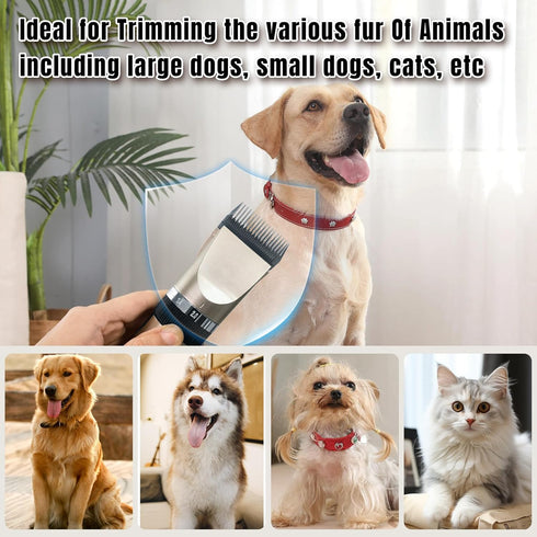 2 Pack Dog Grooming Replacement Blades - Compatible with ONEISALL Dog Low Noise Clipper & Dog Hair Vacuum Clipper