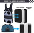 Pet Carrier Backpack, Adjustable Pet Front Dog Carrier for Traveling Hiking Camping, Legs Out Easy-Fit for Small Cats