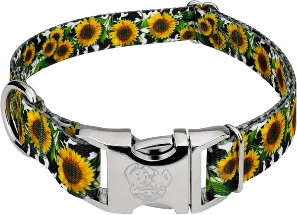 Country Brook Petz - Premium Dairy Fields Dog Collar - Country and