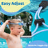 Vvinca Kids Swim Goggles, No Leaking Anti Fog Toddler Goggles with Quick Adjust for Ages 3-14