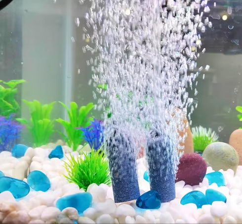 AQUANEAT 12 Pack 2 Inch Aquarium Air Stones, Bubble Diffuser, Aerator Stone for Fish Tanks and Hydroponics