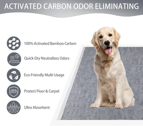 Pee Pads for Dogs, 30 x 36 Inches, Extra Large Odor-Control & Super Absorbent Disposable Puppy Pads, 30 Counts