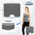 JDITVYHANO 2 Pack 2.5-Inch Stadium Seat Cushions - Portable Bleacher Cushions with Extra Thick High-Density Foam