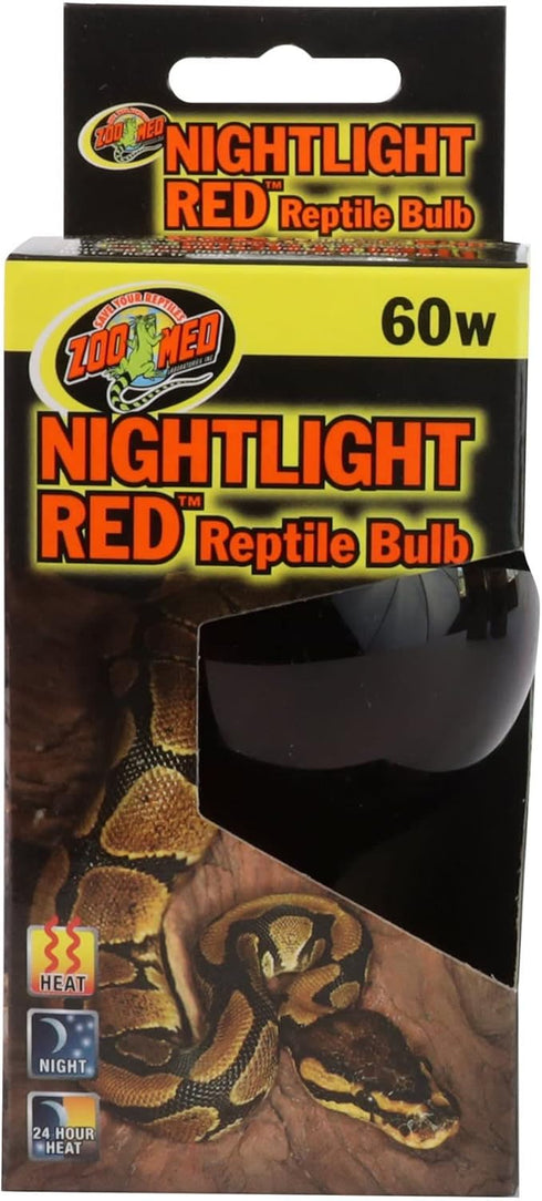 Zoo Med 60 Watt Nightlight Red Reptile Bulb
