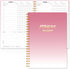Fitness Journal Workout Planner for Women & Men, A5 Sturdy Workout Log Book for Gym & Home Workouts - Pink