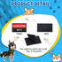 25 Pack Tactical Dog Patches for Harness, Embroidery Dog Vest Patches for Dogs in Training, Removable