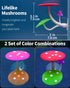 Uniclife Betta Mushroom Hammock - Soft Aquarium Rest Bed with Suction Cup, 2 Pack