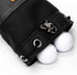 Golf Valuables Pouch - Bucket Waist Design with Drawstrings Leather Golf Tee Bag for Men Women