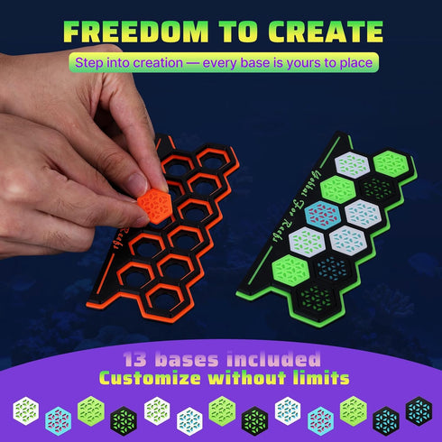 11 13 ~2cm), YOBBAI Magnetic Coral Frag Rack for Reef Tank, Saltwater Aquarium Frag Holder with Slots & Frag Plugs