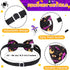 120 Pcs Halloween Dog Bow Tie Collar Set, Includes 60 Pumpkin Bow Ties, 30 Dog Neckties, 30 Large Bow Tie Collars, Pet