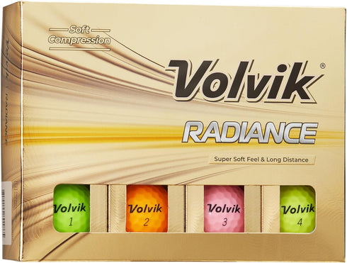 Volvik Radiance Golf Balls (One Dozen) (Assorted)
