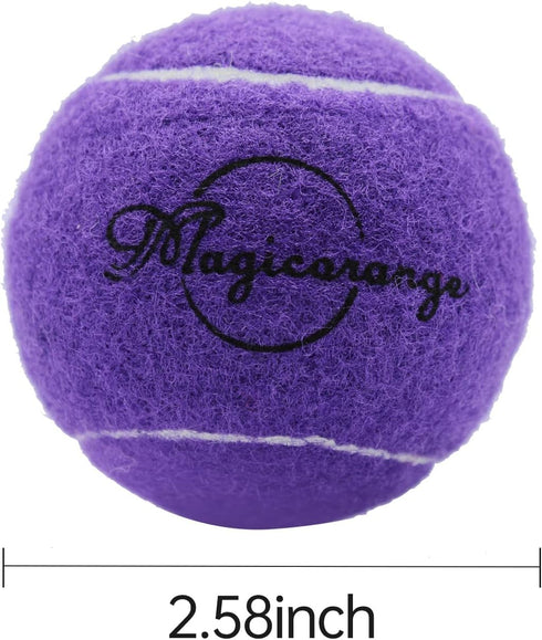 Magicorange Tennis Balls, 12 Pack Advanced Training Balls with Mesh Bag for Easy Transport, Ideal for Beginners