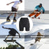 Tentock 3D Protective Hip Shorts for Snowboarding | Butt Padded Safety Impact EVA Protection, XL