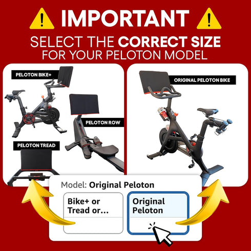 Premium Neoprene Monitor Cover for Peloton Bike Screen - Super Soft Terry - Fits Original/Bike+ & Tread - Protects from