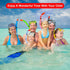 Kids Snorkel Set, Anti-Fog Diving Mask, Swimming Goggles, Dry Top Snorkel Equipment for Youth 5-10 Years