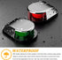 4'' 12V Sailboat (1 1Green, PSEQT Boat Navigation Lights Red Green LED Marine Bow Stern Port Starboard Signal Sailing