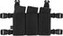 Tactical Triple Mag Pouch - Placard Magazine Panel with Insert Set Clip Holder and Female QASM Buckles