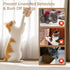 Quatendril Toys-7pcs Cat Chew Toy-Natural Loofah Raffia Catnip Handmade Gum Massage Teether w/ Cat Wand Toy