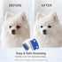 Set Pack 2 Pets&Goods Tear Stain & Flea Remover Comb for Dogs & Cats Stainless Steel Eye Grooming Tool for Stains