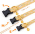 Cotton Handmade Dog Collar for Small Medium Large Dogs, Yellow Daisy with Pendant Cute Dog Collars, Ideal for Girl Dogs