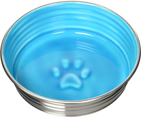Loving Pets Le BOL Dog Bowl, Medium, Seine Blue, 7936