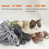 Natural Sisal Rope for Cat Scratcher, 1/4 Inch 33FT Multi Color Replacement Rope for Cat Scratching Post