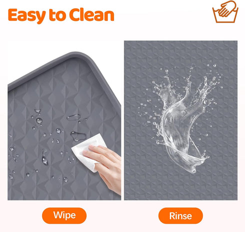 51" 25.6" Pee Pads for Dogs, x Extra Large Reusable Dog Silicone Mat for Floor Protector, Washable Non-Slip Dog