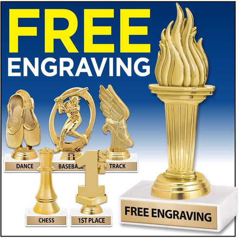 4.25" Cow Trophies - Dairy Cow Trophy Awards