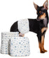 Apupmeo 50) Dog Diapers Male Wraps, Disposable Male Dog Diaper, Super Soft Absorbent Doggie Diapers for Boy Dogs
