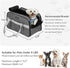 9 LBS PETSFIT Multipurpose Center Console Dog Car Seat, Airline Approved Dog Car Carrier with Safety Tether