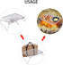 REDCAMP 17" Large Folding Campfire Grill, Heavy Duty Stainless Steel Portable BBQ Grill with Carrying Bag