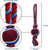 Dog Rope Toy with Tennis Ball - Fun Tug of War Toy for Aggressive Chewers, Tough Nylon Rope with Balls (3 Set)